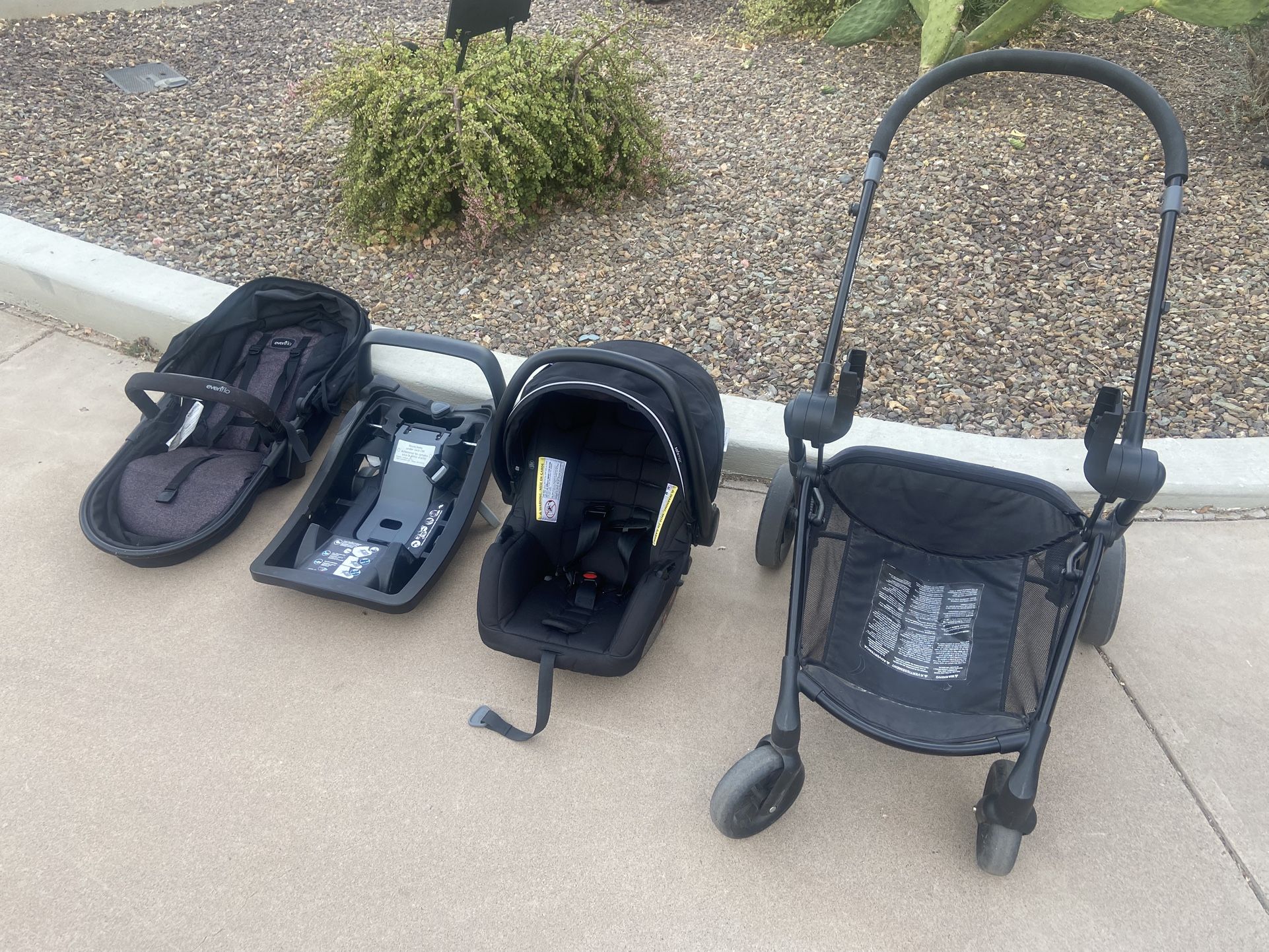 Pivot Evenflo Car Seat Stroller System