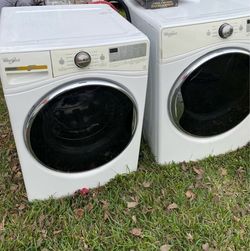 Front load washer + dryer set