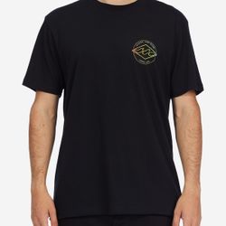 Billabong Rotor Diamond Tee BLK ABYZT01280 Men's NWT T-shirt
