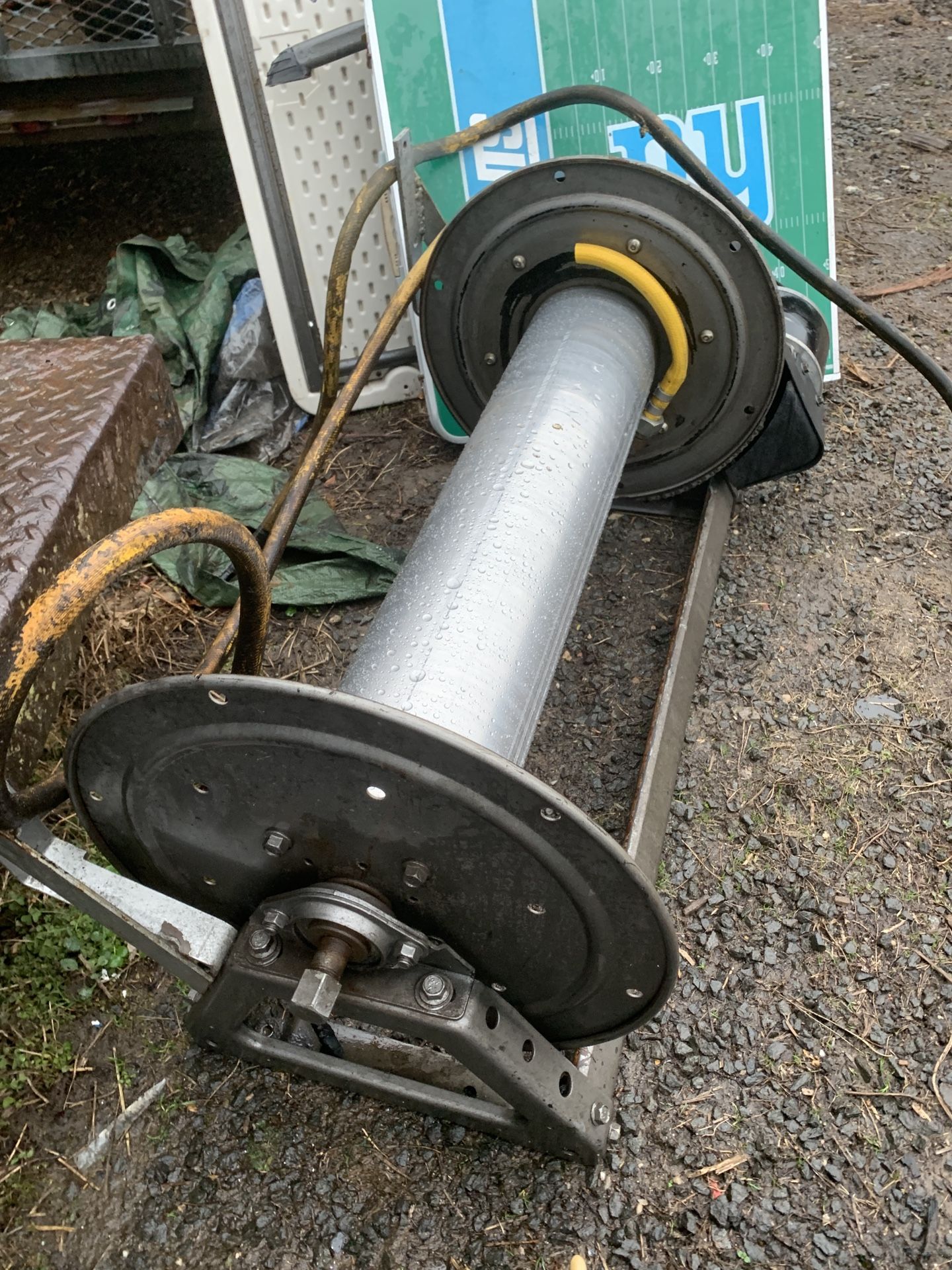 Hannay Hose Reel and Electric Motor