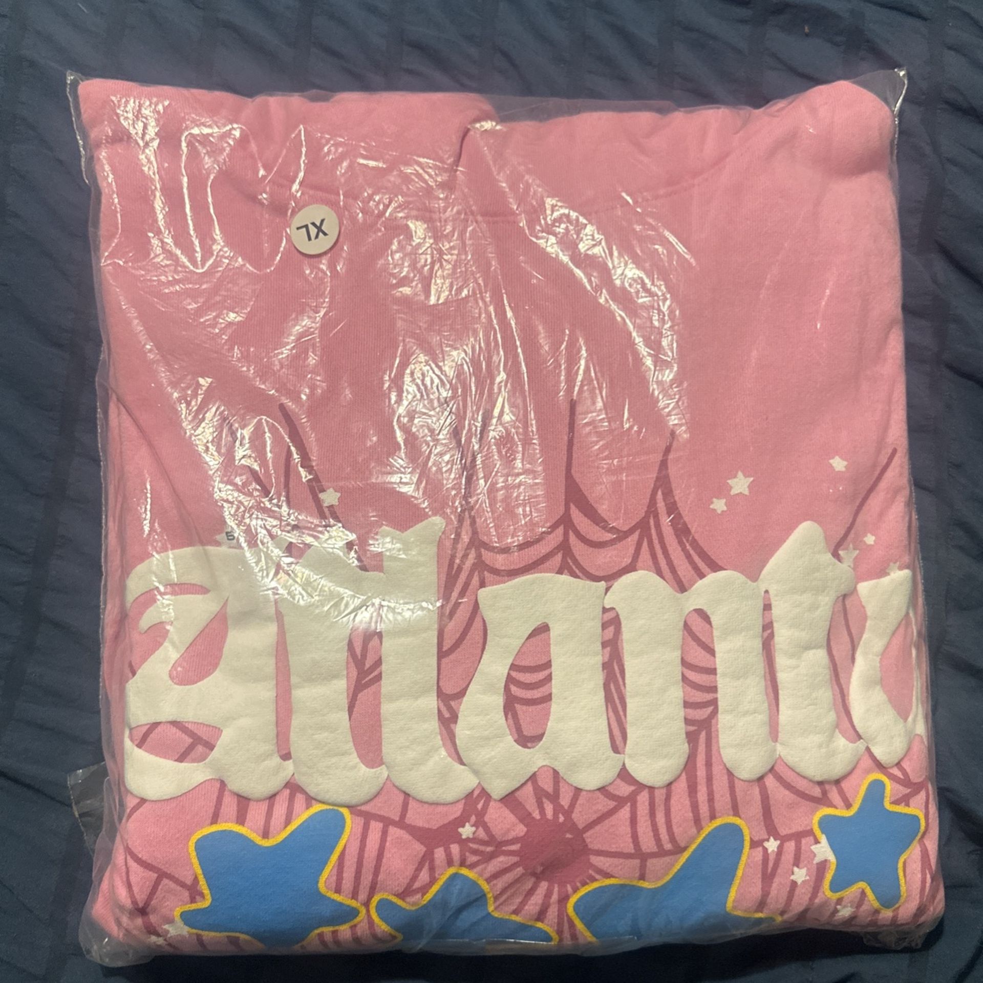 Sp5der Atlanta Hoodie Pink 