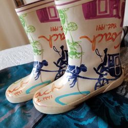 COACH rain Boots