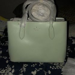 Kate Spade Satchel Bag Light Olive