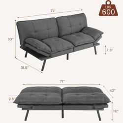 Convertible Memory Foam Sleeper