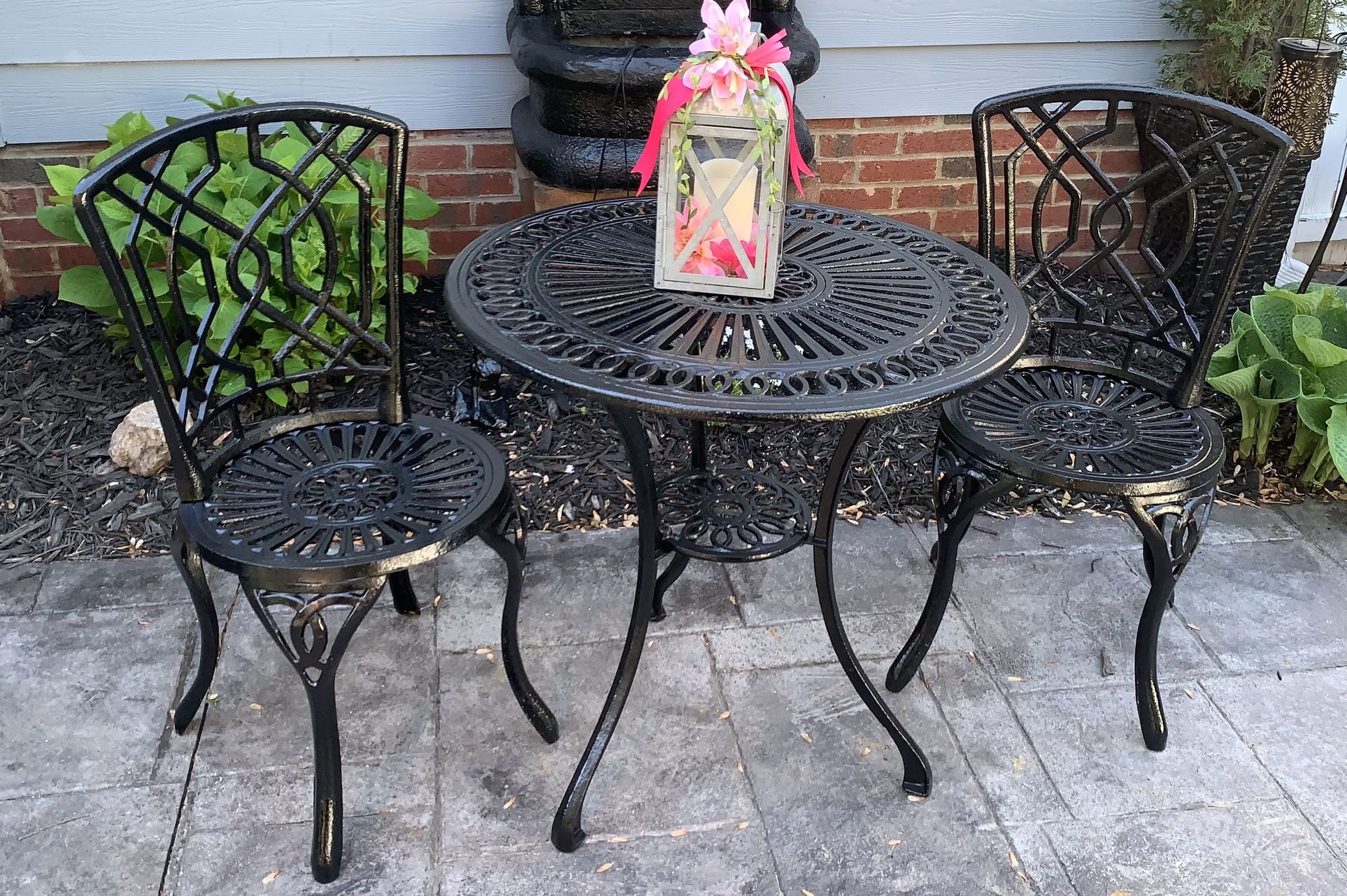 Beautiful Antique Cast Iron Bistro Set for Sale in Wake Forest, NC