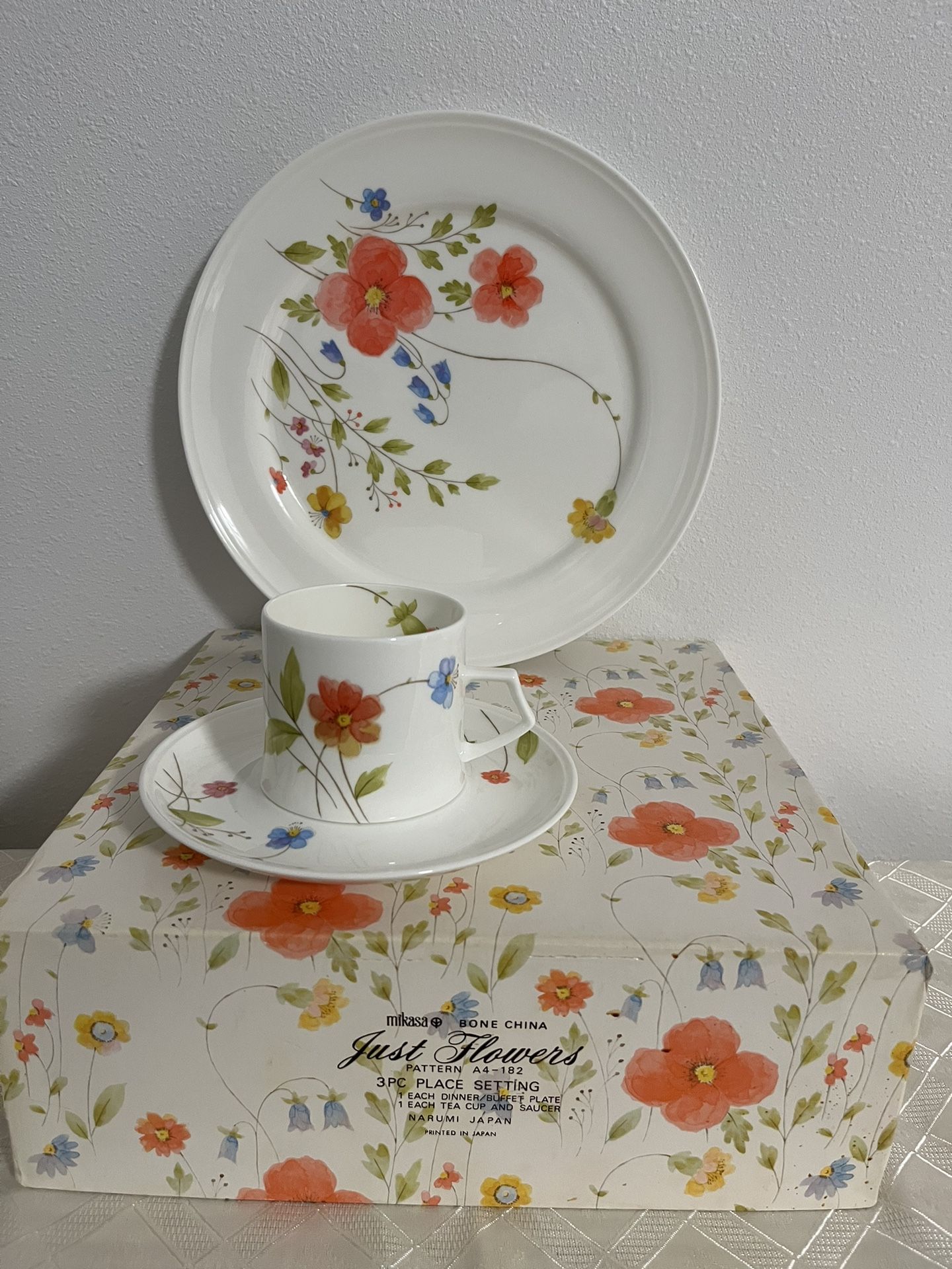 Mikasa “Just Flowers” Bone China