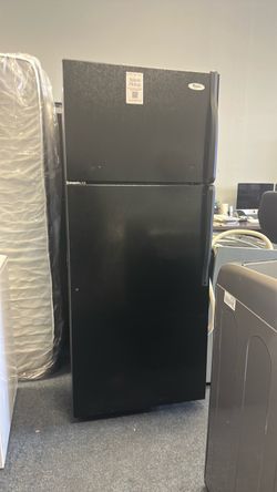 Black top freezer fridge
