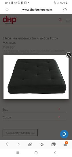 New in box full size 8inch futon mattress