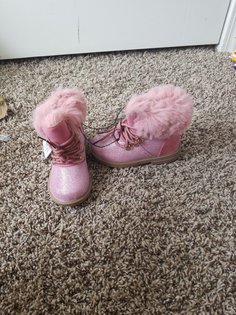 boots For Toldder Girl Size  7 Color Pink 