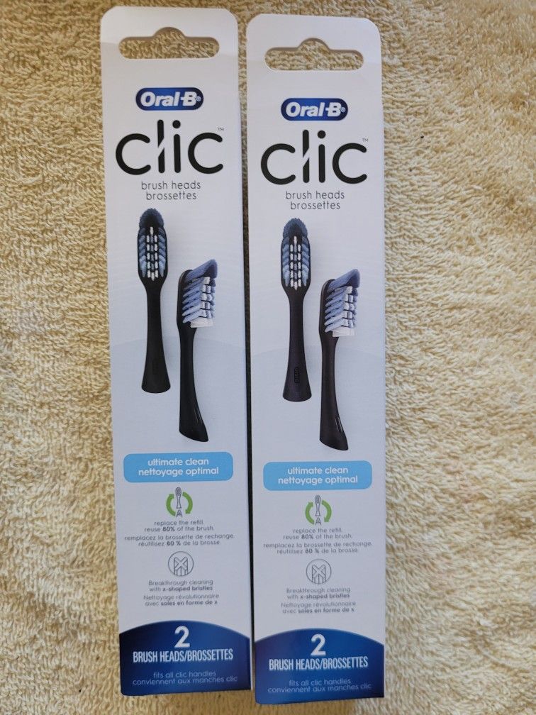 ORAL B CLIC BRUSH HEAD BRASSETTES