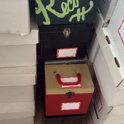 Vintage 45 Record Boxes 20. Each 