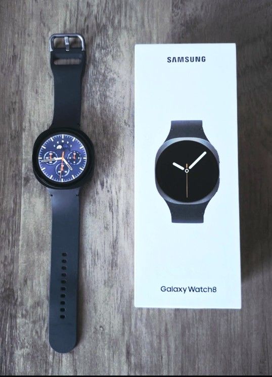 Samsung - Galaxy Watch8 Aluminum Smartwatch 44mm BT - Graphite - (2025)