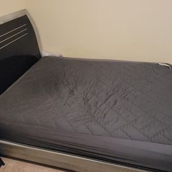 Queen Bed Frame And Queen Mattress 