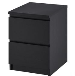 The Awesome IKEA MALM 2-Drawer Dresser Black-Brown smooth action drawers 2 are available 55 each