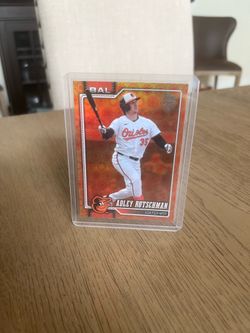 2026 Topps Series 2 Orange Sun Foil Parallel Adley Rutschman Orioles Color Match