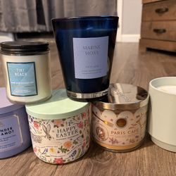 6 New Bath & Body Works candles 