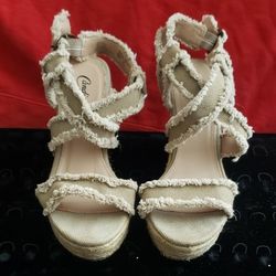 Candies Terry Cloth Wedges