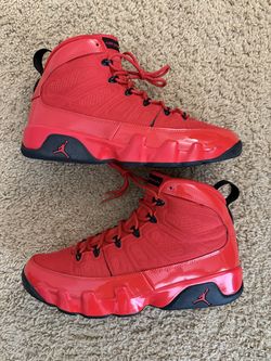 Size 10.5 (Pre owned, no box) - Air jordan 9 retro chile red