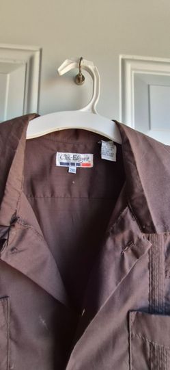 Men's Brown Guayabera