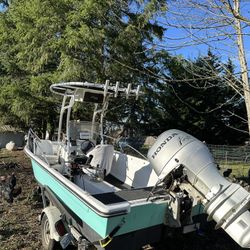 1986 Sorenson V-Hull 16’ Boat