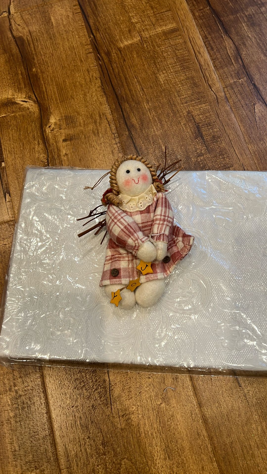 Vintage Christmas Angel Ornament