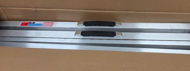 7FT Portable Wheelchair Ramp Folding Aluminum Anti-Slip Transition Plates 600LB #1468H G1