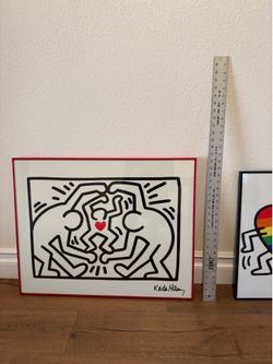 Keith Haring Family Framed Art Print