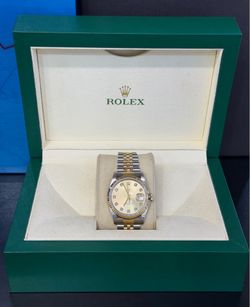 Rolex Datejust 36 – Ref. 16233 Factory Champagne Diamond Dial