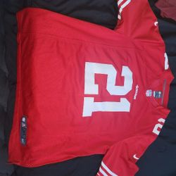 Frank Gore San Francisco 49ers Nike On Field #21 Stitched Red LARGE