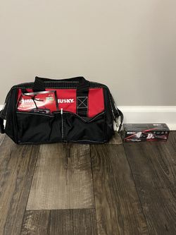 Tool Bag And Flashlight 