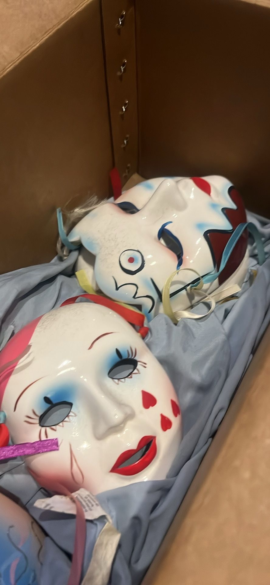 Antique Porcelain Masks