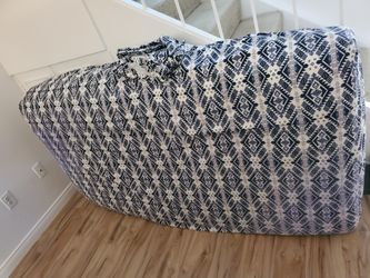 Full Size Mattress With White Frame Bed