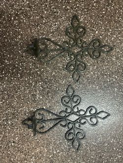 Cross Candle Holders