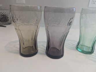 Coca-Cola glass tumblers