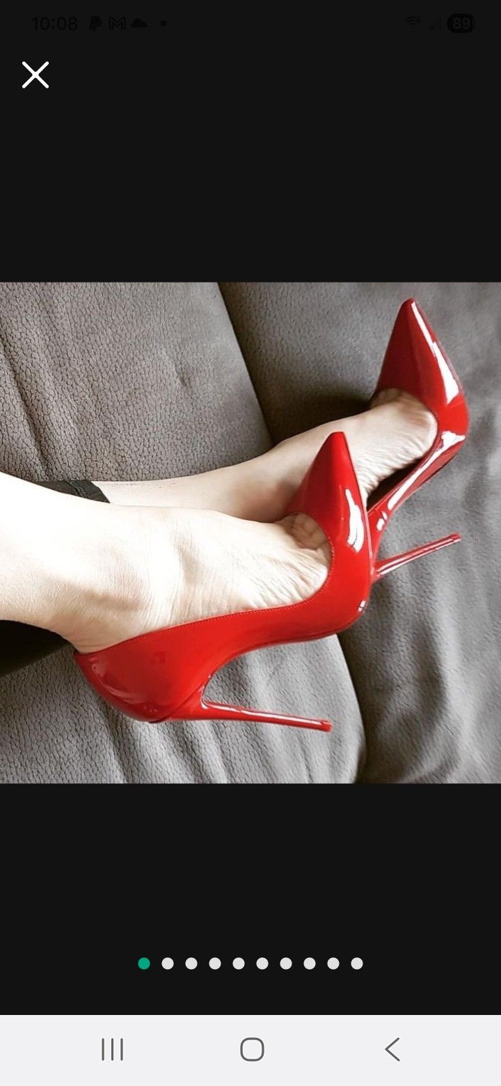 Red Bottom High Heels Stilettos 
