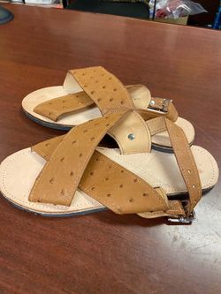 Huaraches de piel exotica original