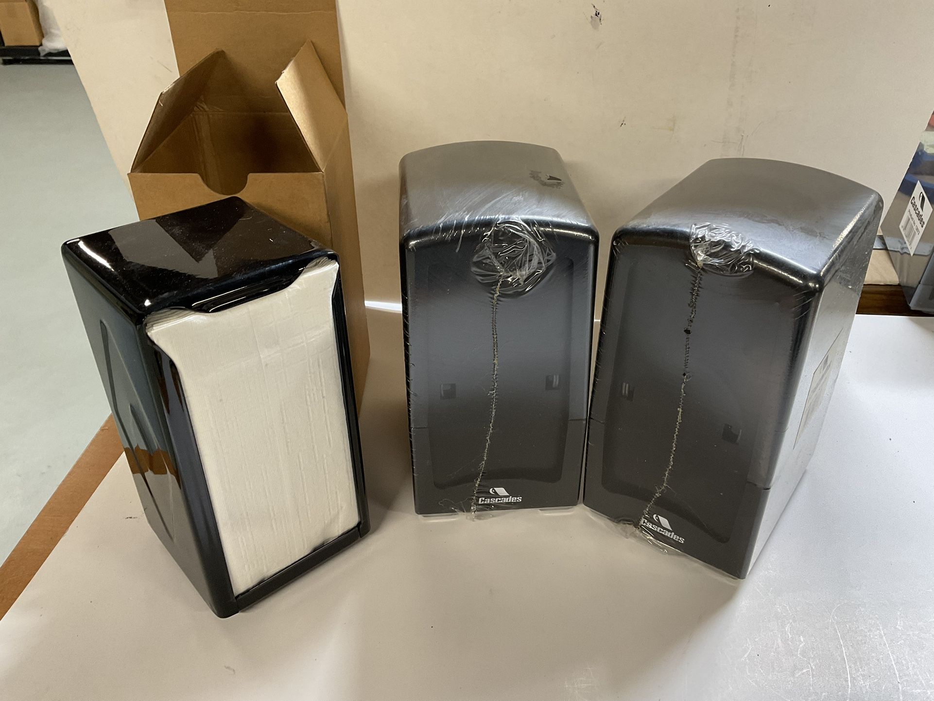 Tall Fold Counter Top Napkin Dispenser - Dual Side