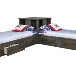 New Twin Duo Corner Beds With Drawers