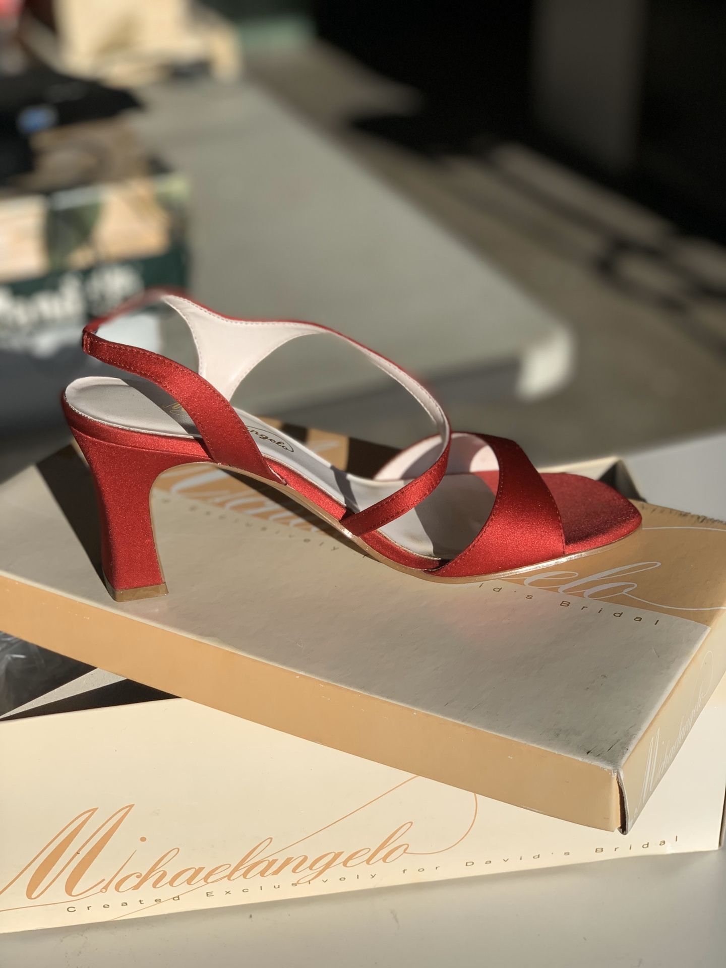 Brand new red ladies heels