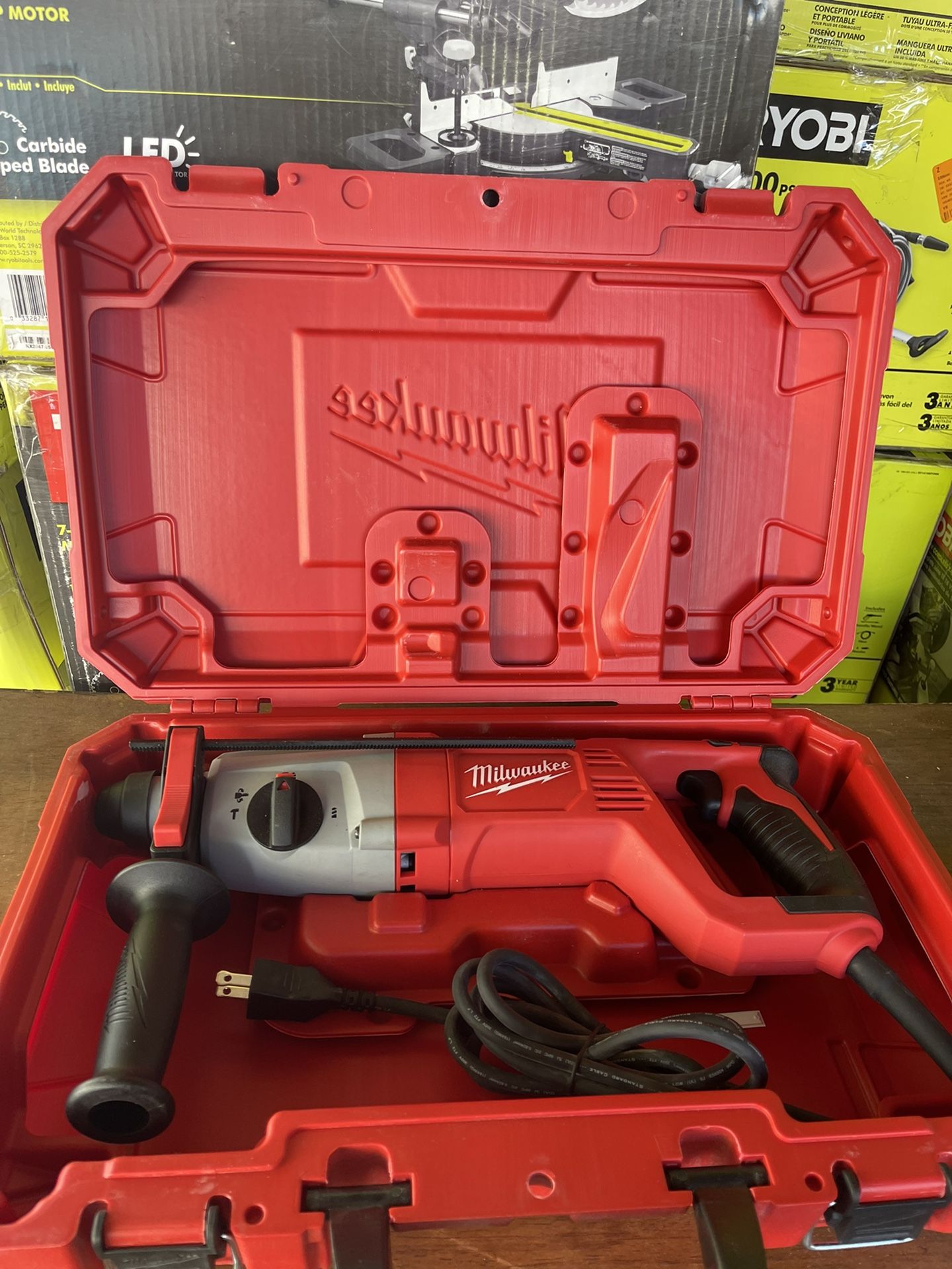 Milwaukee Amp Corded SDS D Handle Rotary Hammer