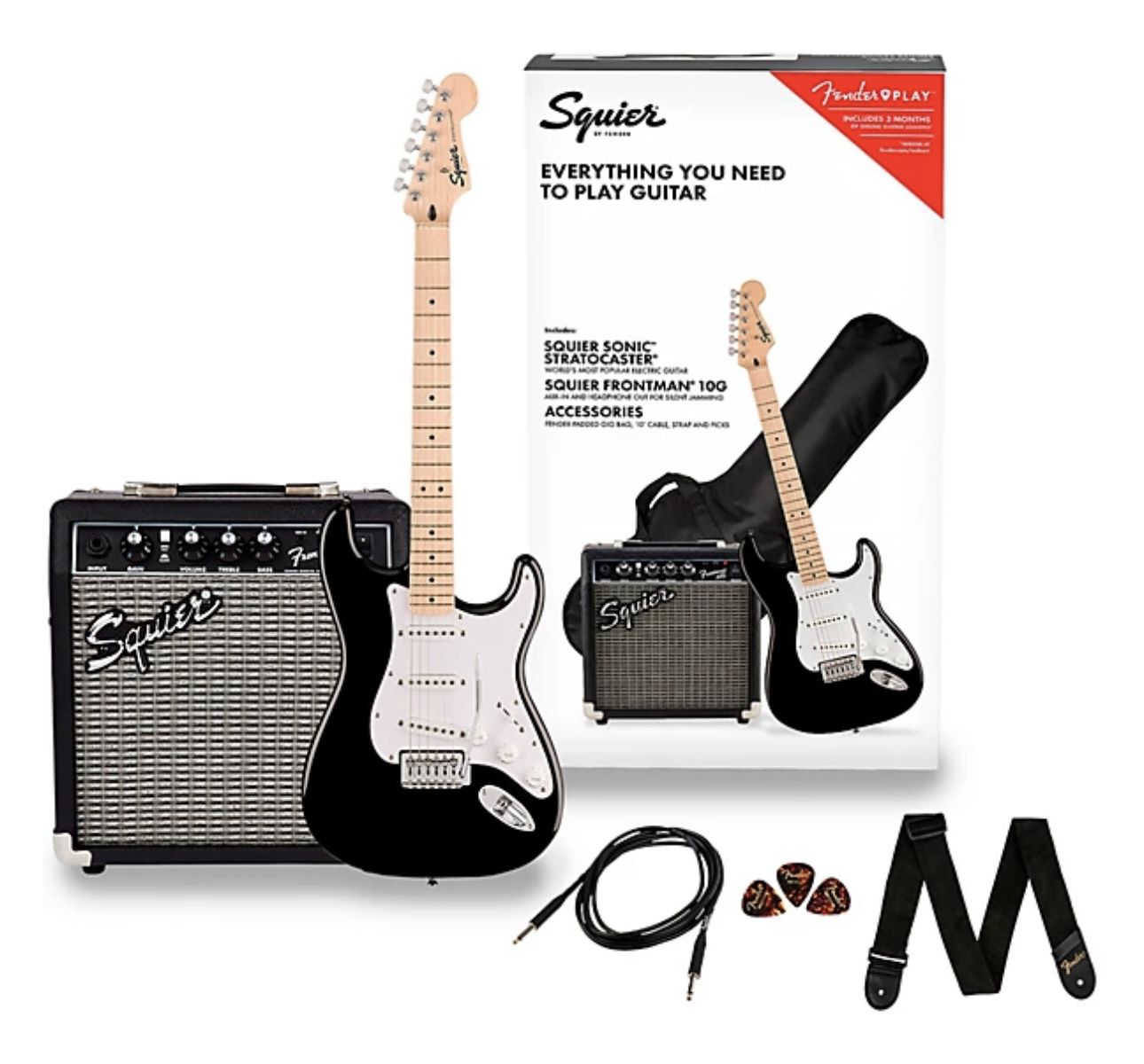 Squier Sonic Stratocaster Electric Guitar Pack