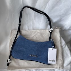 Le Bisou Perle Denim Shoulder Bag