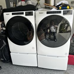 Whirlpool Washer & Dryer Pair w/ drawers! NEW Never Used!