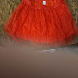 RED TUTU/SKIRT COSTUME