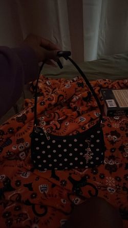Black Polka Dot Mini Shoulder Bag