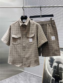 Loewe Shirt and shorts Set Summer Outfit