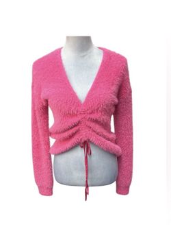 New Pink  Fluffy Sweater