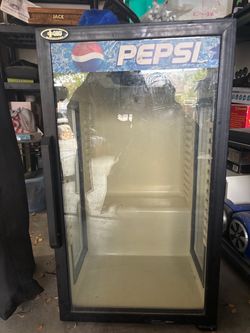 Pepsi Branded Commercial Glass Door Cooler