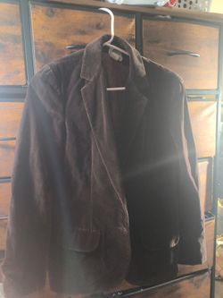 $12 VINTAGE VELVET BROWN BLAZER
