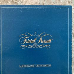 Trivial Persuit Master Game Genus Edition 1981 Complete